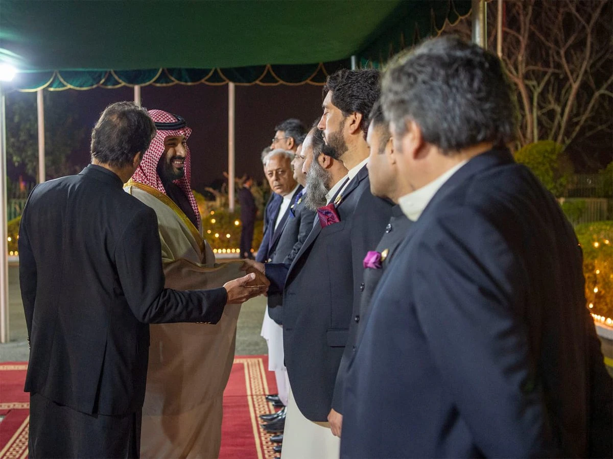 Saudi Crown Prince Mohammed bin Salman in Pakistan