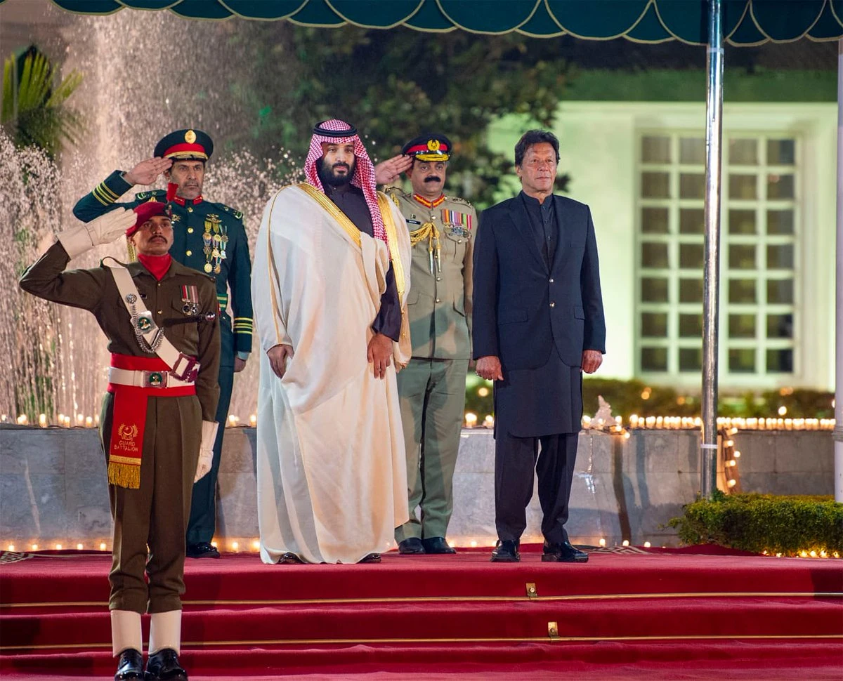 Saudi Crown Prince Mohammed bin Salman in Pakistan