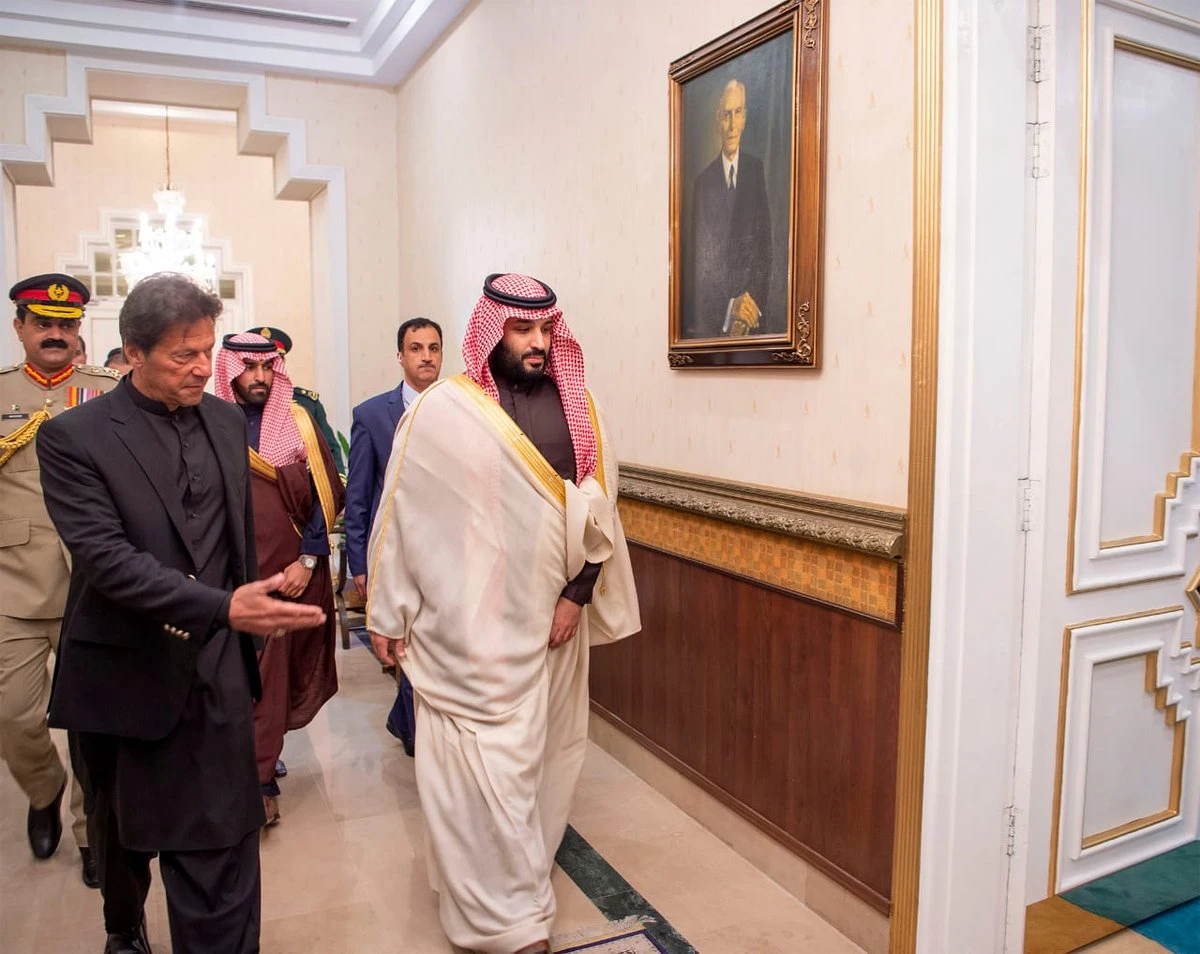 Saudi Crown Prince Mohammed bin Salman in Pakistan