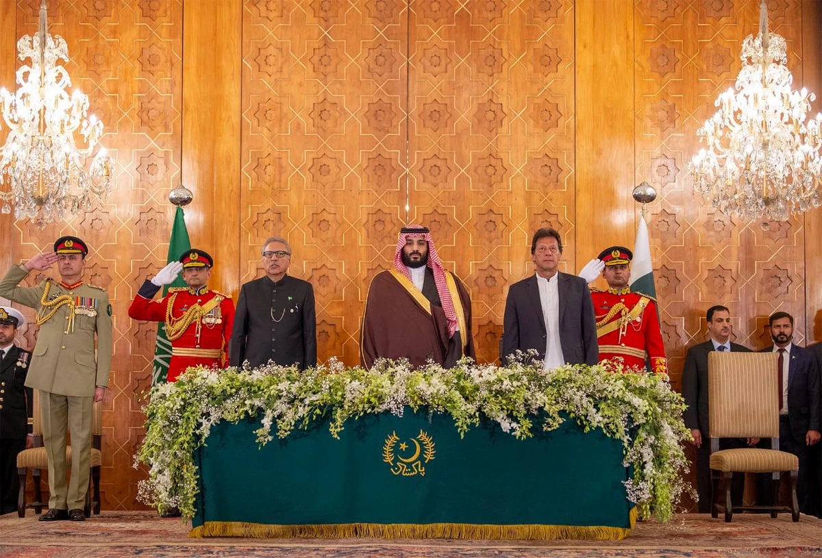Saudi Crown Prince Mohammed bin Salman in Pakistan