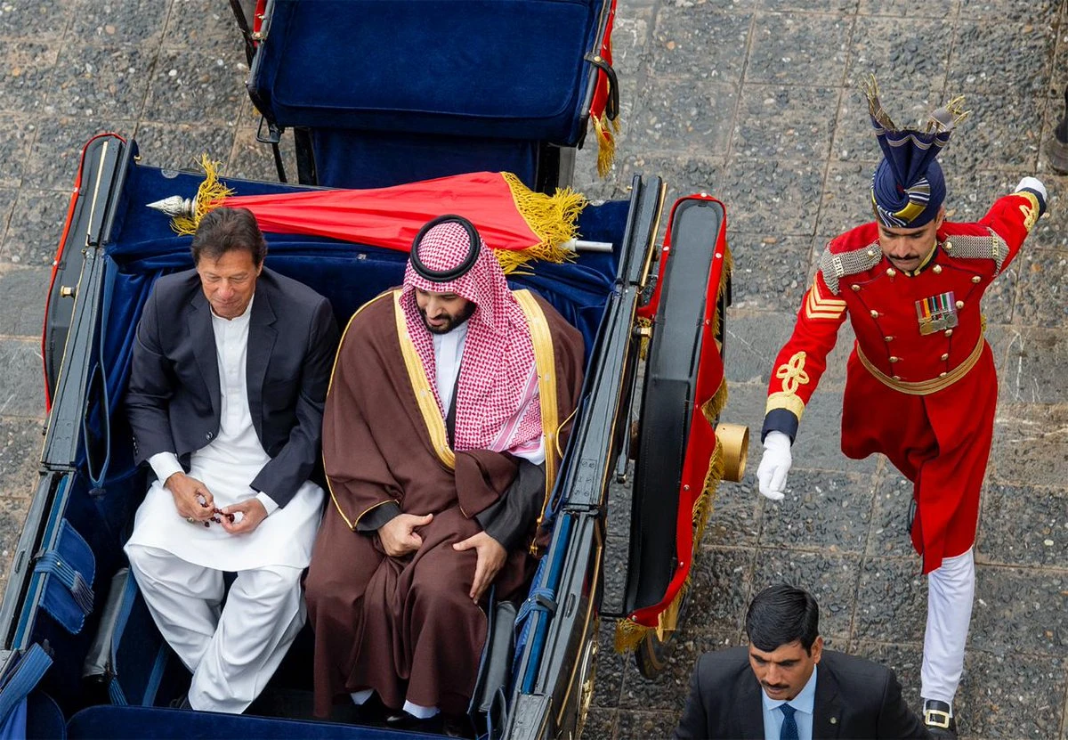 Saudi Crown Prince Mohammed bin Salman in Pakistan