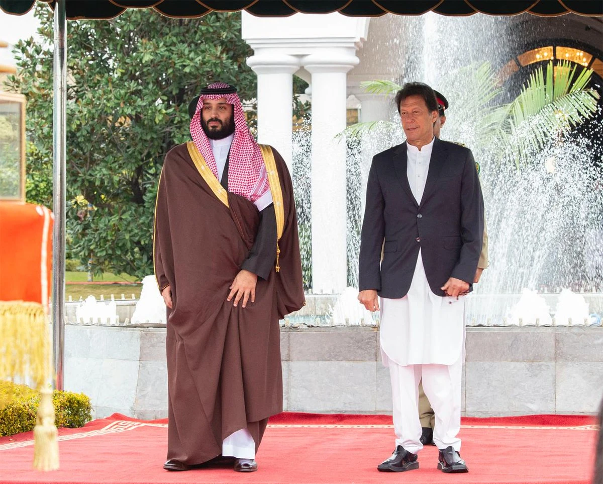Saudi Crown Prince Mohammed bin Salman in Pakistan