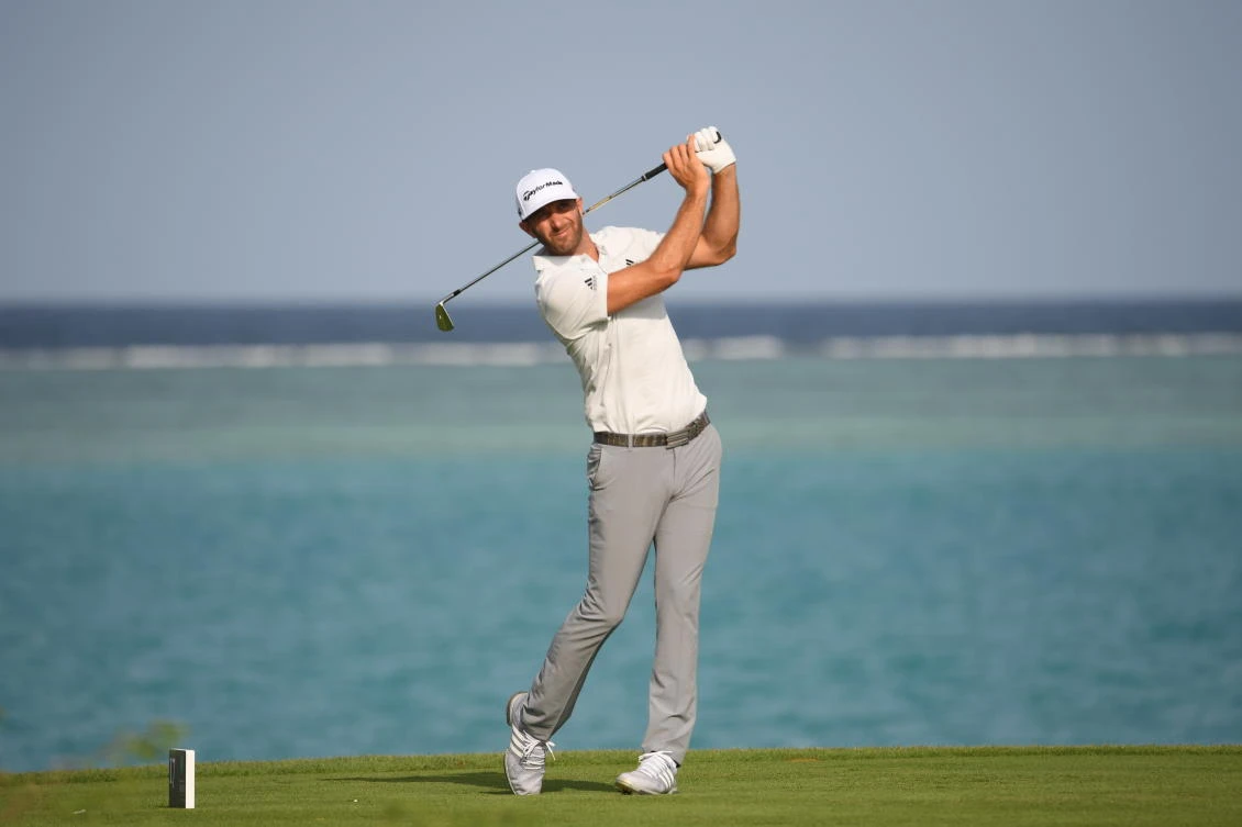 DJ was in imperious form around the Royal Greens Golf & Country Club. (Getty Images)