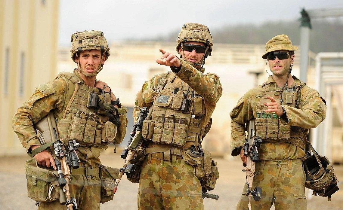 The Australian Defence Force said coalition raids against Daesh positions in the Iraqi city of Mosul in 2017 ‘may have caused civilian casualties.’ Above, Australian troops in Iraq. (Getty Images)