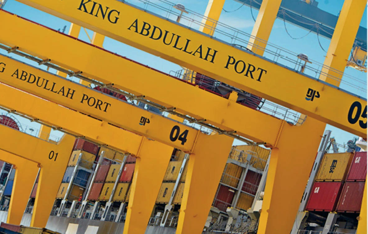 Saudi Arabia’s King Abdullah Port aims to be one of the world’s largest shipping hubs, with a possible share sale set to spur its expansion. (Shutterstock)