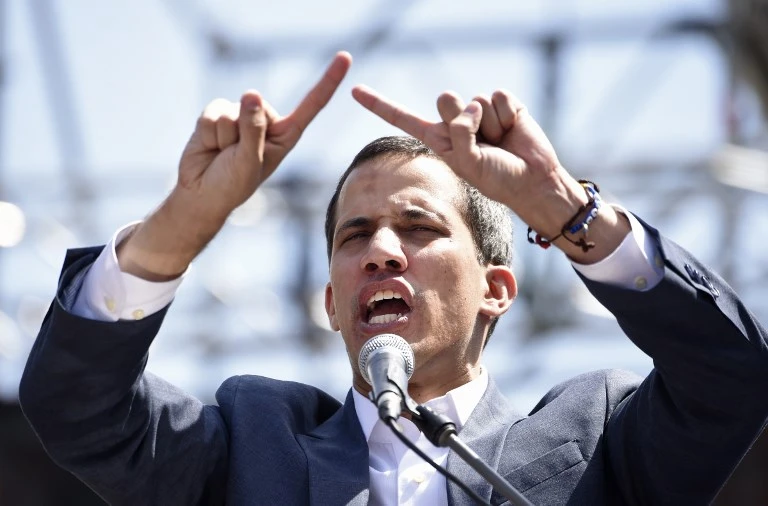 Opposition leader and self-proclaimed president Juan Guaido has called on more members of the military to abandon the country’s socialist government. (AFP)