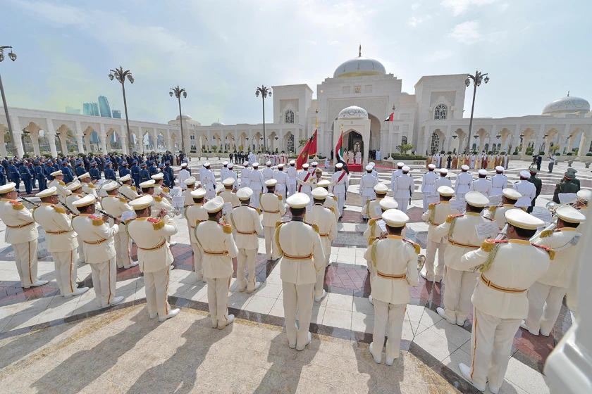 Abu Dhabi’s architectural gem, fitting backdrop for a man on a mission