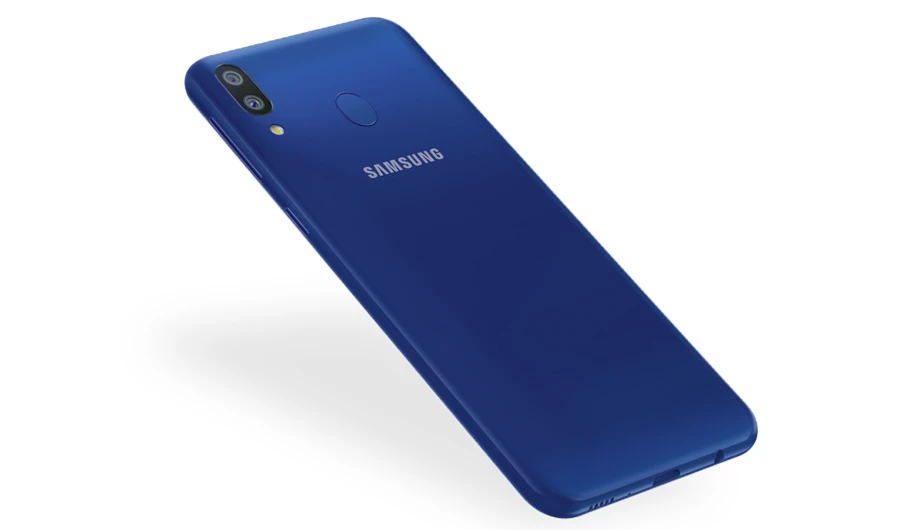 The series features the first two models, the Galaxy M20 and the Galaxy M10.