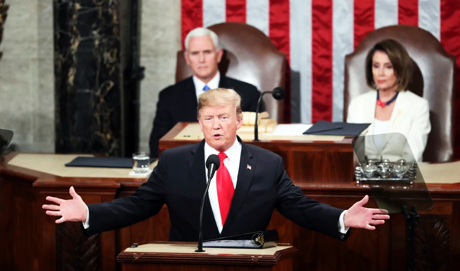 US president delivers State of Union address