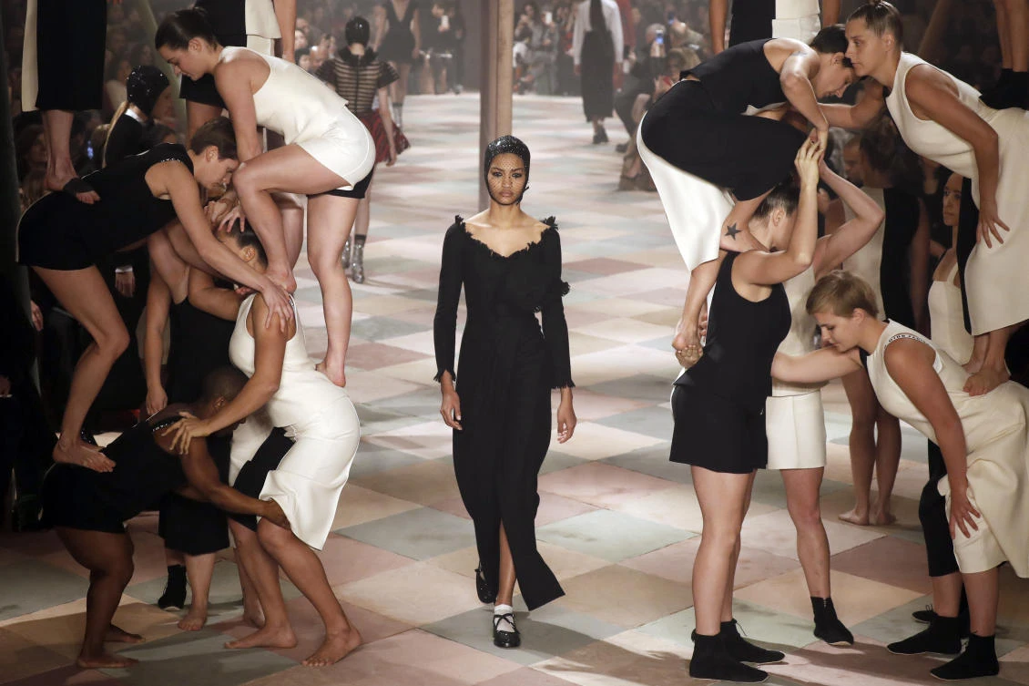 The Christian Dior Haute Couture collection fashion show in Paris. (AFP)