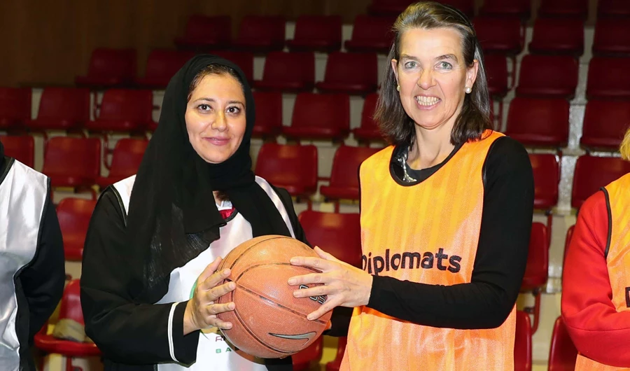 Saudi basketball team takes diplomatic approach to sport