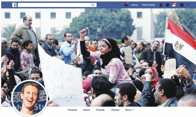 Egyptian protesters shout slogans against then-President Hosni Mubarak’s regime in Cairo’s Tahrir Square on Jan. 30, 2011. (AFP)