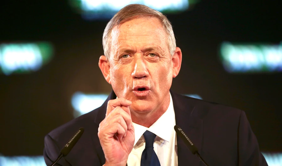 Former Israeli Chief of Staff Benny Gantz.