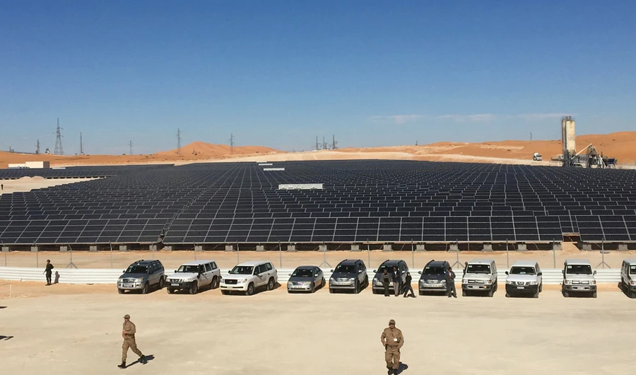 Algerian state energy firm Sonatrach's solar plant is pictured in Bir Rebaa oil field in southern Algeria. (REUTERS/Lamine Chikhi/File Photo)