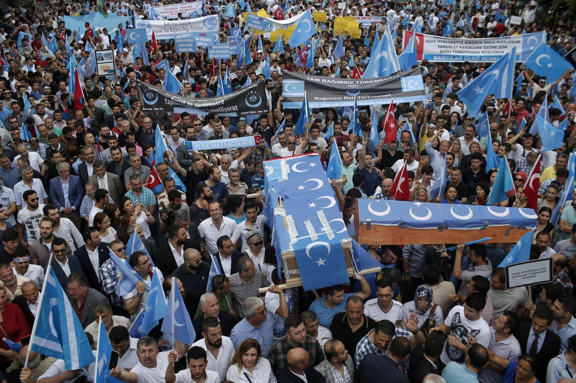 Turkey's foreign ministry has called China's treatment of its minority Uighurs "a great cause of shame for humanity." (AP)