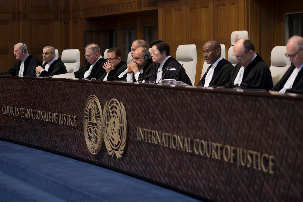 Judges at the International Court of Justice on Wednesday ruled that the UN body has jurisdiction to hear a claim by Iran to recover $1.75 billion in assets frozen by Washington. (AP)