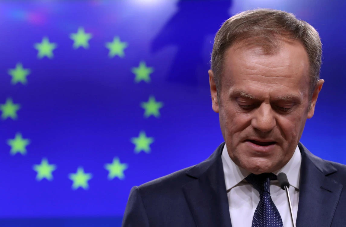 Donald Tusk says EU still waiting on ‘realistic’ Brexit offer, as Scottish first minister piles pressure on May