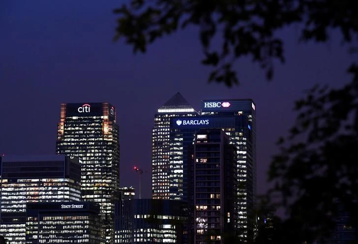 The offices of Barclays in the financial district of Canary Wharf in London. (Reuters)