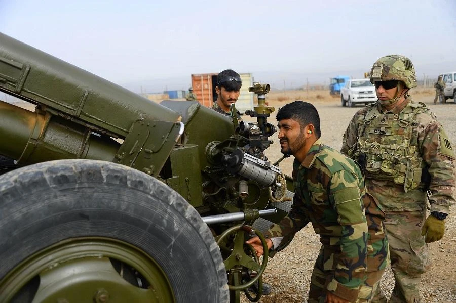 Around 14,000 US troops are in Afghanistan, just over half with NATO and the rest doing counter-terror and combat operations. (File/AFP)