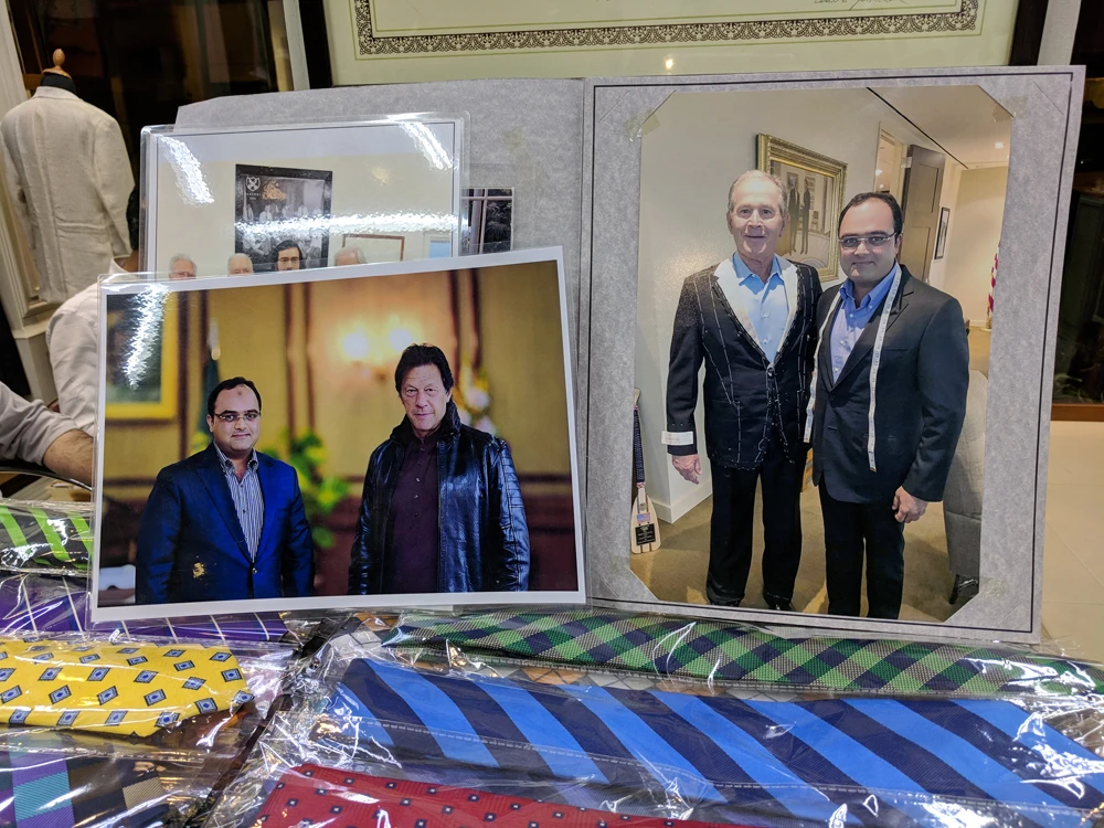 Pakistani tailor adds former US president to star-studded list of clients