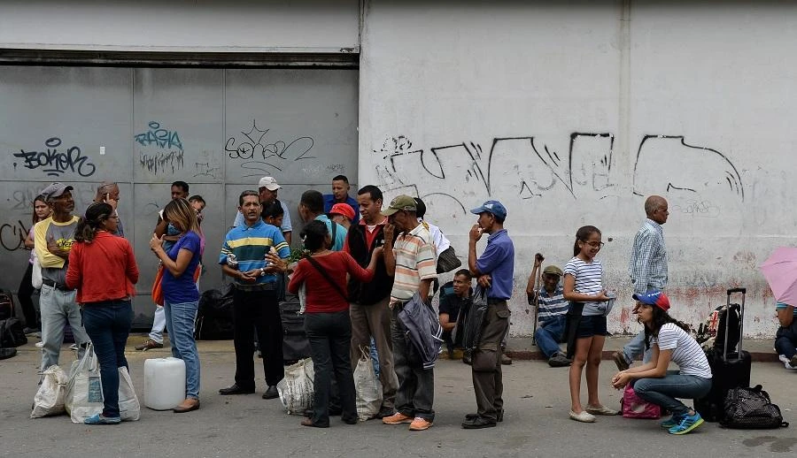 Venezuela is plagued by hyperinflation and major shortages of basic goods. (File/AFP)