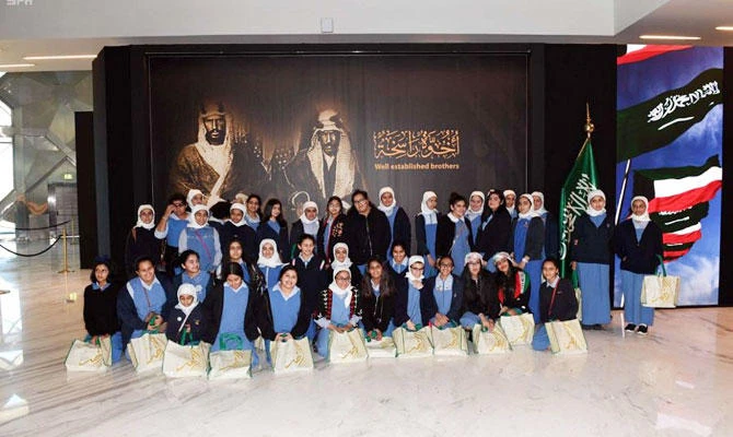 “Fahd — the Spirit of Leadership,” have been documenting their journeys through the Sheikh Jaber Al-Ahmad Cultural Center in Kuwait. (SPA)