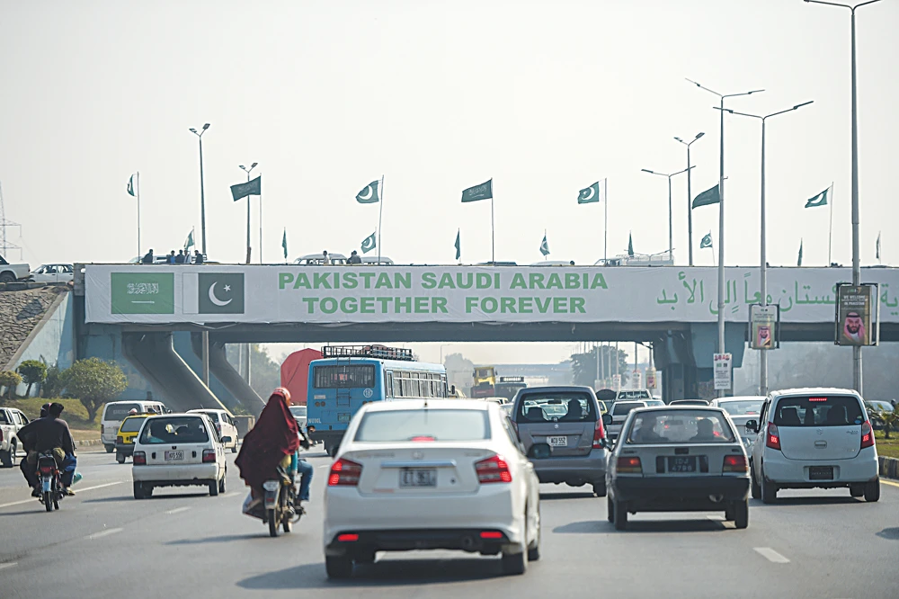 Pigeons and balloons as Pakistan prepares for Saudi crown prince’s visit
