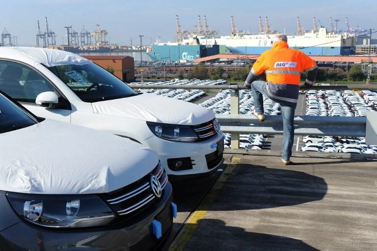The German car industry makes up 14 percent of Germany’s gross domestic product. (AFP)