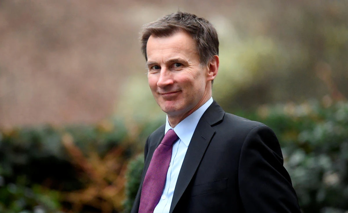 Britain's Foreign Secretary Jeremy Hunt is seen outside of Downing Street in London, Britain, February 4, 2019. (Reuters)