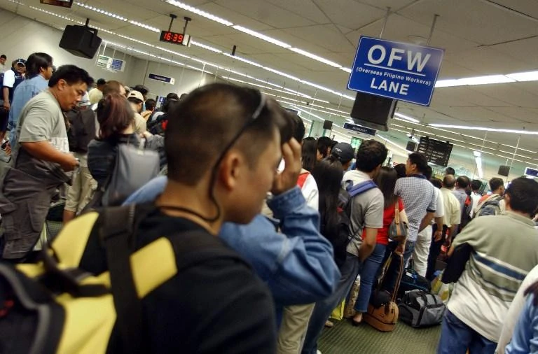 A government study has noted that Saudi Arabia was the leading country of destination for Overseas Filipino Workers, together with the UAE, Kuwait and Qatar. (AFP)