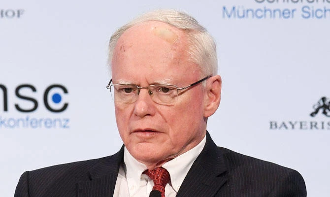 US Special Representative for Syria Engagement, James Franklin Jeffrey attends a panel discussion during the 55th Munich Security Conference in Munich, southern Germany, on February 17, 2019. (AFP)