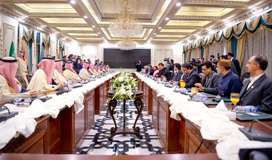 Crown Prince Mohammed bin Salman has ordered the immediate release of 2,107 Pakistani prisoners from Saudi jails. (SPA)