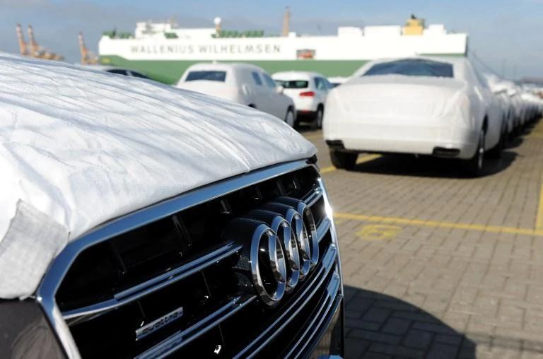 US President Donald Trump may threaten tariffs of up to 25 percent on imported autos and auto parts, a major export of European economies, by designating the imports a national security threat. (AFP)