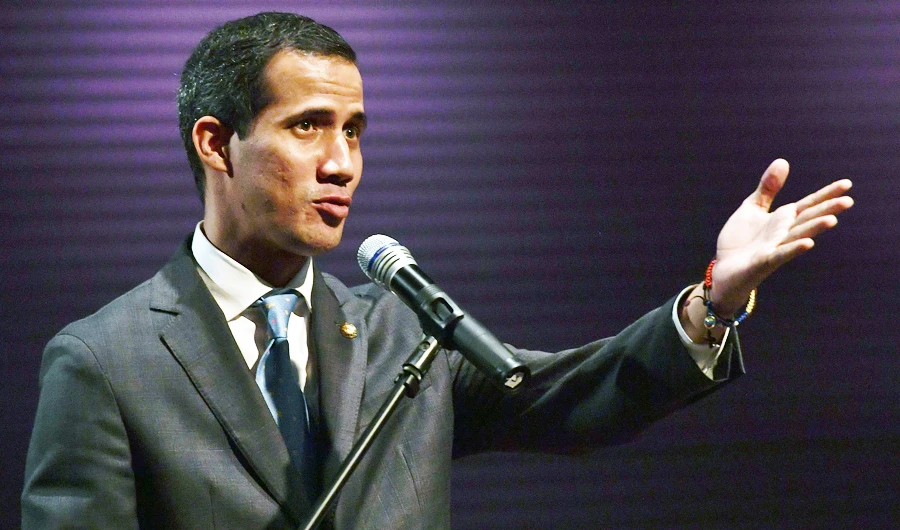 Maduro says Guaido is leading a US-directed coup against him. (AFP)