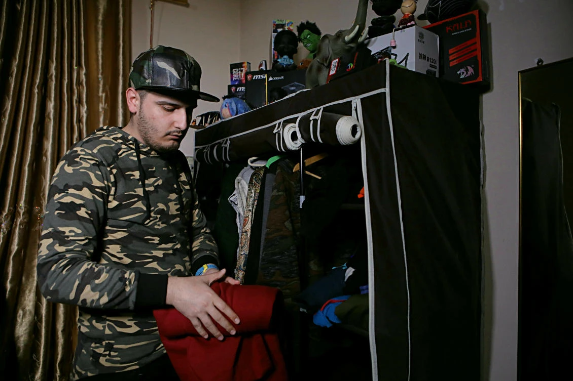 Iraqi rapper gives angry youth in city of Basra music outlet
