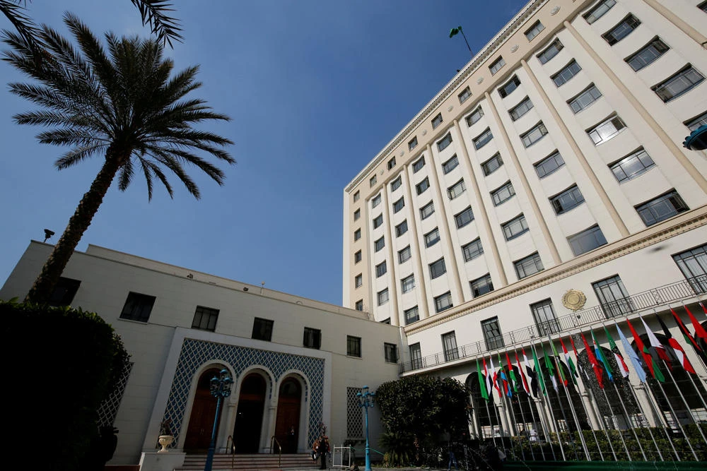 The Arab League Headquarters, where the 4th EU-League of Arab States Ministerial meeting between Arab and European foreign ministers, will be held. (REUTERS/Amr Abdallah Dalsh/File Photo)