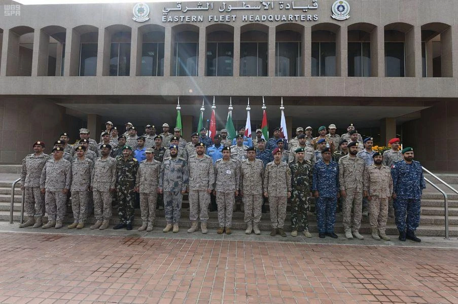 Saudi armed forces and security sectors teamed up with land, maritime and air forces from the Gulf Cooperation Council (GCC) countries for the tenth Joint Al-Jazeera Shield Drill on Saturday. (SPA)