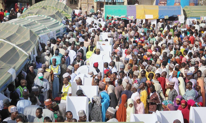Nigeria’s president and main rival confident as polls close
