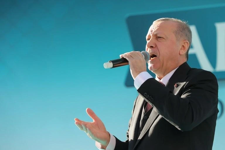 Turkish President Recep Tayyip Erdogan also attacked Western countries which, according to him, ‘roll out the red carpet’ for his Egyptian counterpart Abdel Fattah El-Sisi. (AFP)