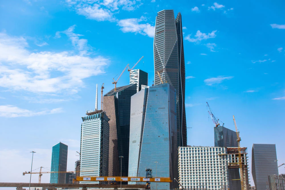 The King Abdullah Financial District in Riyadh. Saudi Arabia is expected to have the highest level of commercial long-term borrowing of 13 regional countries assessed by S&P. (Shutterstock)