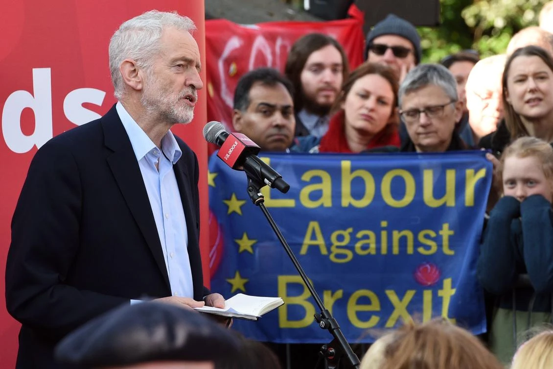 Britain’s opposition Labour Party will support a second referendum on Brexit if parliament rejects the party’s alternative plan for leaving the bloc, it was announced on Monday. (AFP)