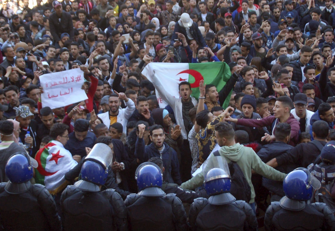 Algeria students demonstrate against 5th term for Bouteflika