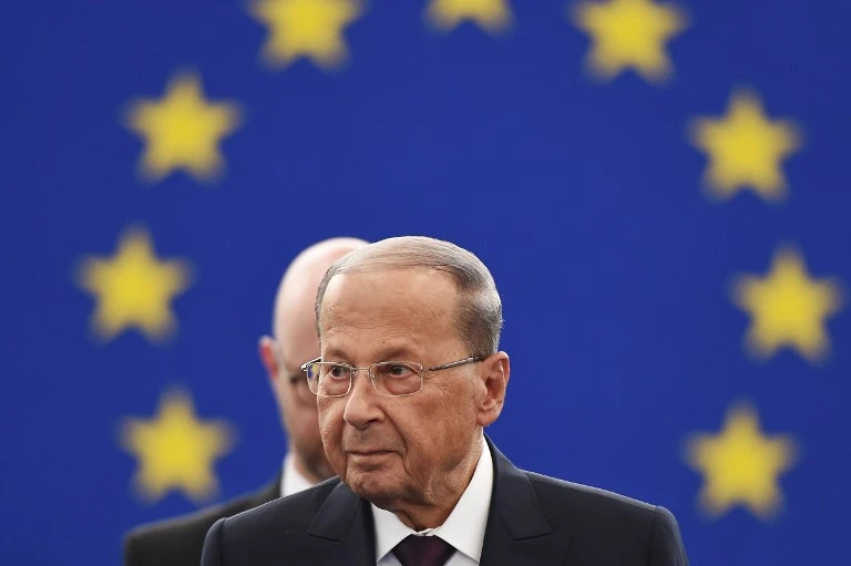 Lebanese president pledges safe return of Syrian refugees