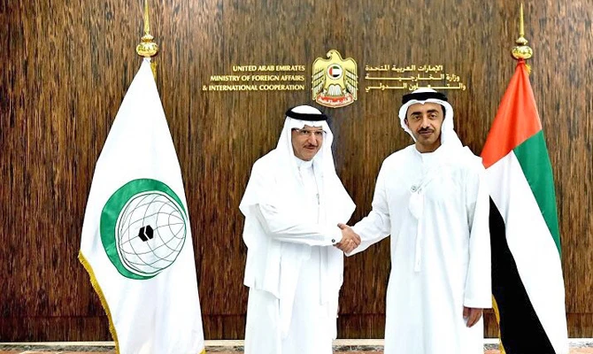 Abu Dhabi is hosting the 46th Session of the Council of Foreign Ministers of the OIC on March 1-2, 2019. (OIC photo via Twitter)