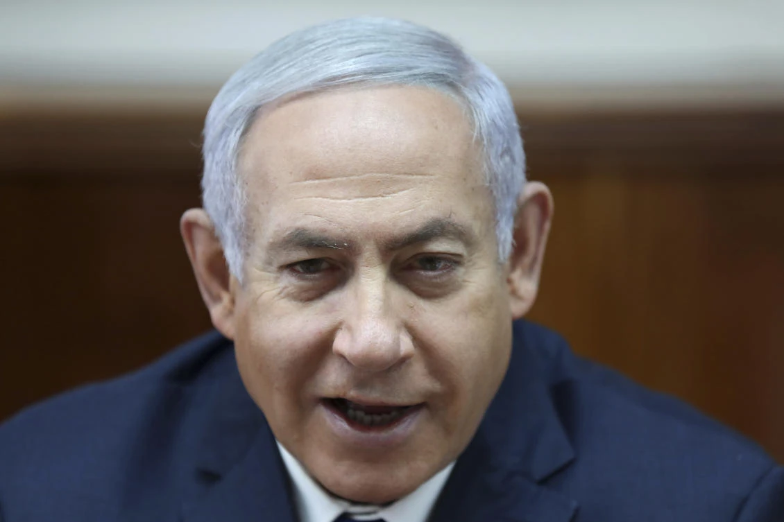 Benjamin Netanyahu is suspected of wrongfully accepting gifts from wealthy businessmen and dispensing favors in alleged bids for favorable coverage by a newspaper and a website. (AP Photo)