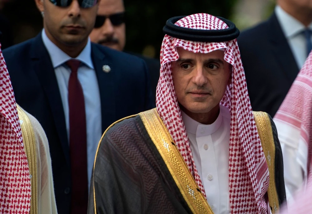 Adel Al-Jubeir, the Saudi minister of state for foreign affairs, will a message from Saudi Crown Prince Mohammed bin Salman. (File/AFP)
