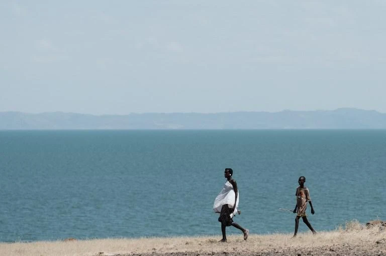 Above, Lake Turkana in Kenya, which is the most saline lake in East Africa and the largest desert lake in the world. (AFP)