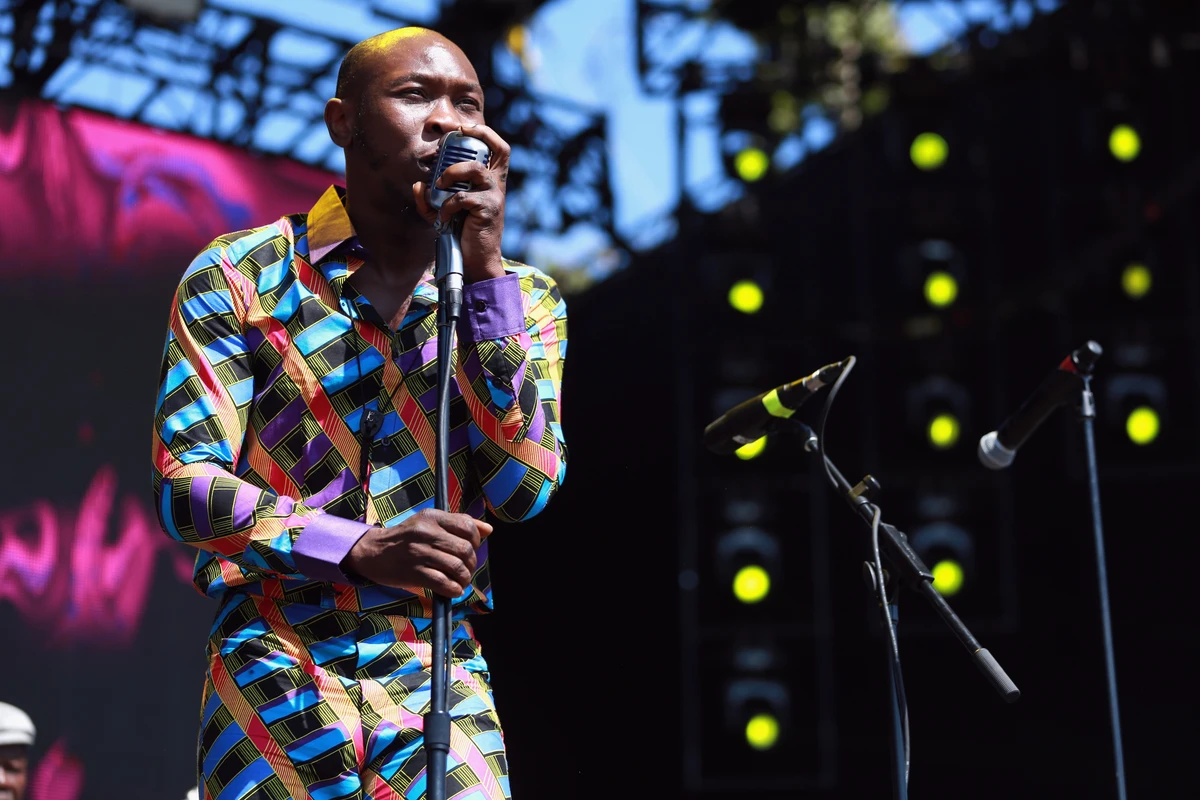 Seun Kuti & Egypt 80 perform at a previous event Los Angeles. (AFP)