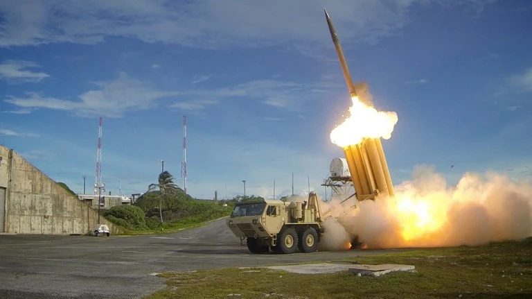Two THAAD interceptors and a Standard-Missile 3 Block IA missile. (File Photo/DoD/AFP)