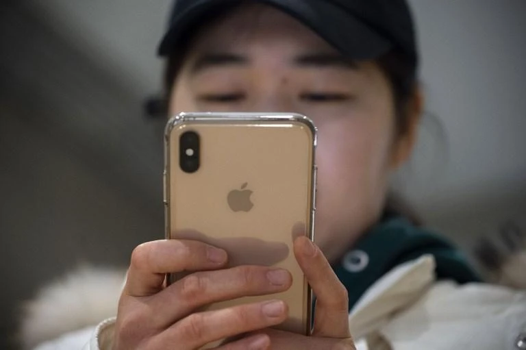 Apple’s sales from China declined 20 percent year-on-year, according to its most recent earnings report. (AFP)